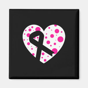 Íman Espalhar amor com fita gráfica cor-de-rosa, cor-de