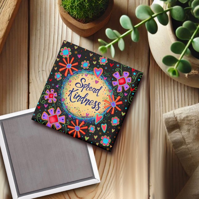 Íman Espalhar gentileza (Criador carregado)