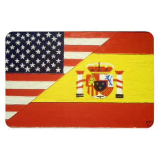 Íman Espana y Los Unidos Magnet