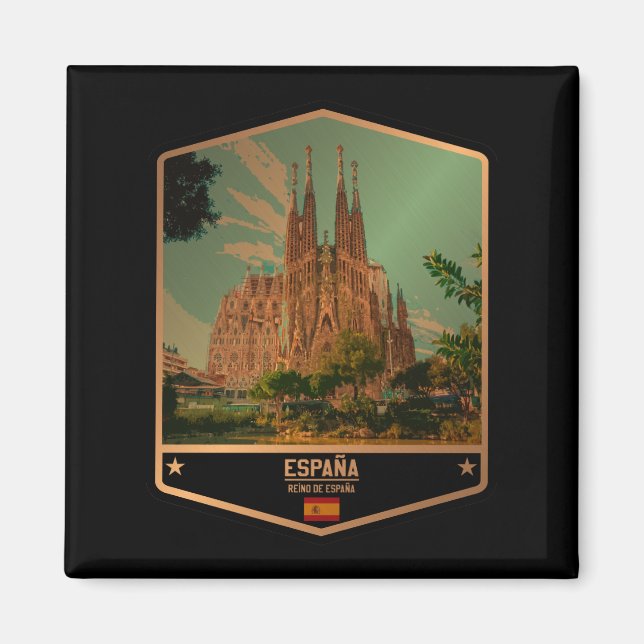 Íman Espanha (Frente)