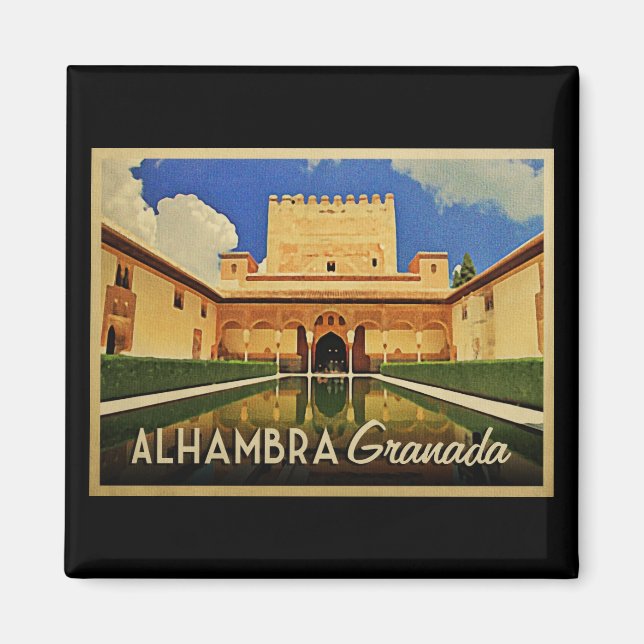 Íman Espanha Alhambra Granada (Frente)