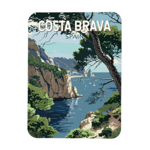 Íman Espanha Art da Viagem Costa Brava