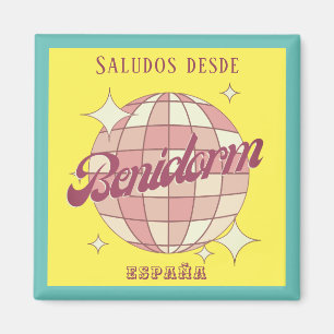 Íman Espanha Benidorm - Feriado colorido