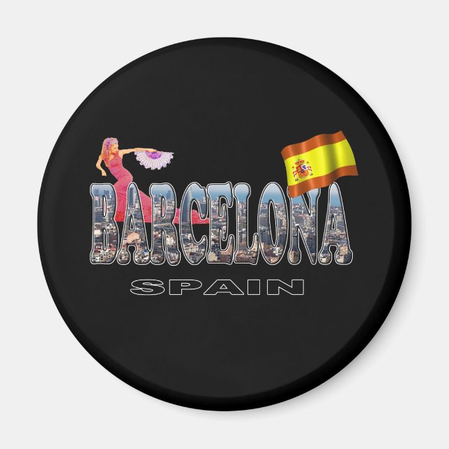 Íman Espanha de Barcelona (Frente)