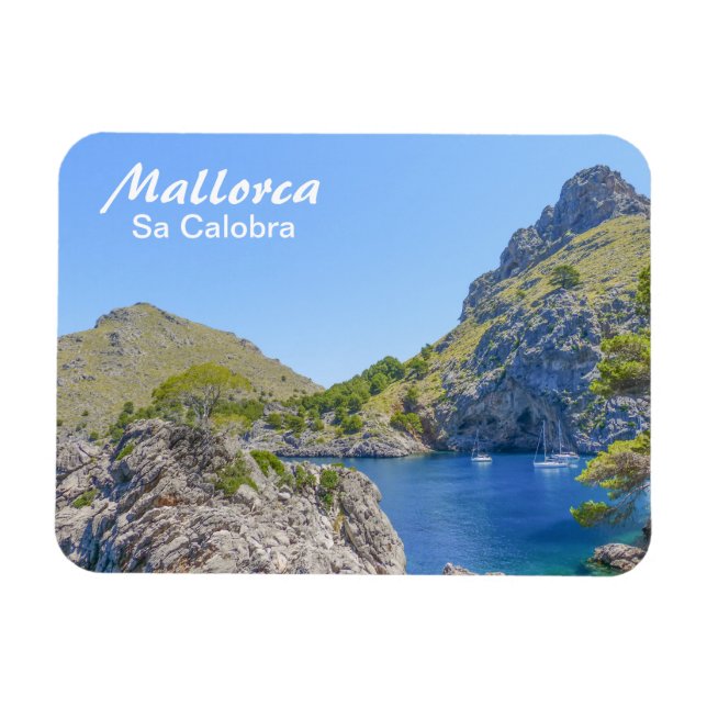 Íman Espanha de Maiorca Sa Calobra Bay Viagem Souvenir (Horizontal)