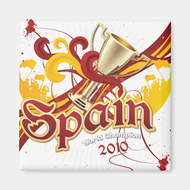 Íman Espanha do Mundo de 2010 (Frente)