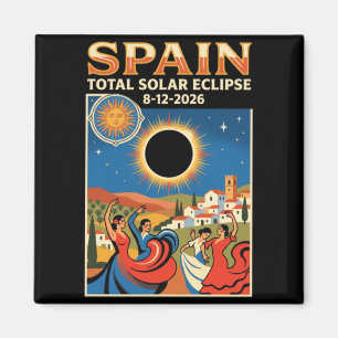 Íman Espanha Eclipse Total do Sol 2026 Agosto 12 Astron