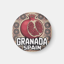 Íman Espanha Granada Pomegranate Sticker