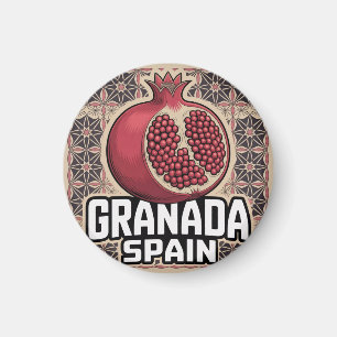 Íman Espanha Granada Pomegranate Sticker