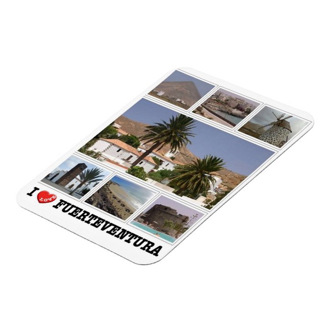 Íman Espanha - Ilhas Canárias - Fuerteventura - Magnet (Left Side)