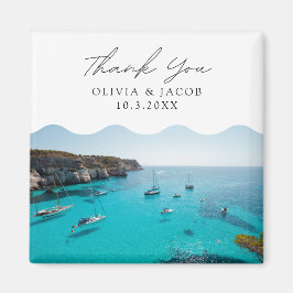 Íman Espanha Menorca, Favor De Casamento Obrigado