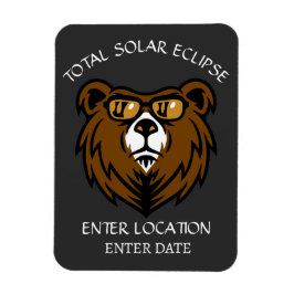 Íman Espanha Personalizada do Eclipse Solar Total 2026