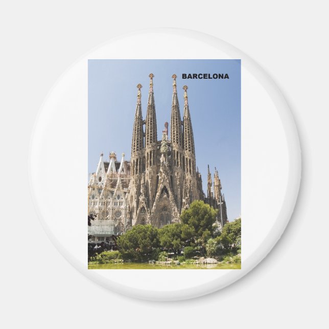 Íman Espanha Sagrada Familia Barcelona (Frente)
