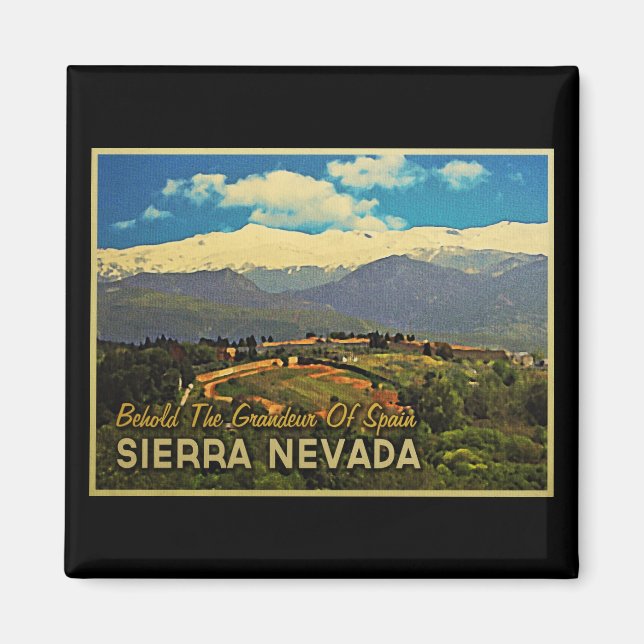 Íman Espanha Sierra Nevada (Frente)