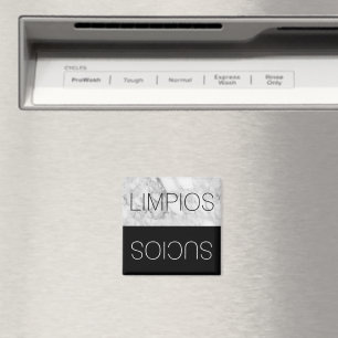 Íman Espanhol Espanhol Faux Marble Limpo Dirk Dishwashe