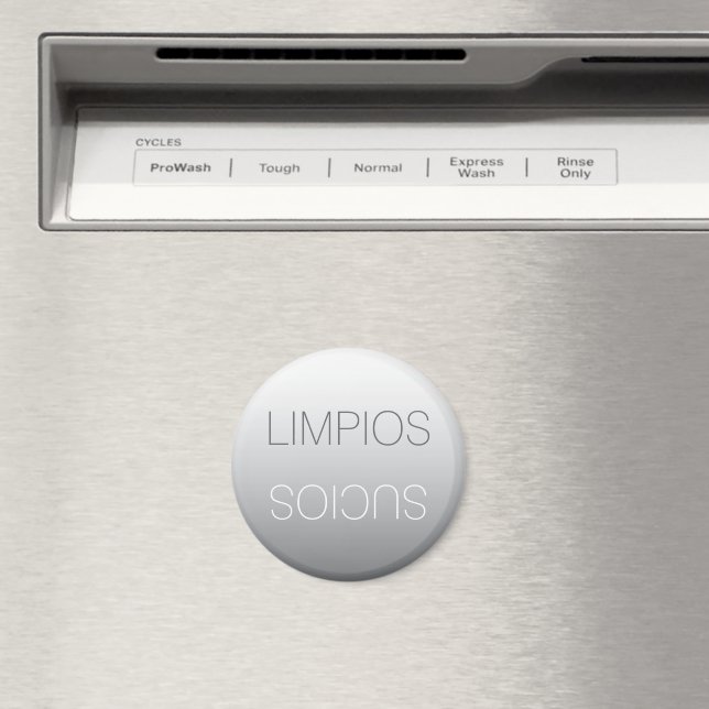Íman Espanhol Espanhol Limpios Sucios (In Situ (Dishwasher))