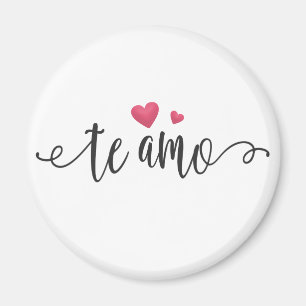 Íman Espanhol Te Amo Namorados  Magnet