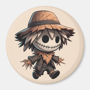 Íman Espantalho de Halloween Fofo
