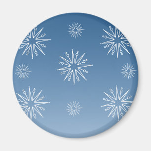 Íman Espantoso Estrelas de Natal, Magneta Azul