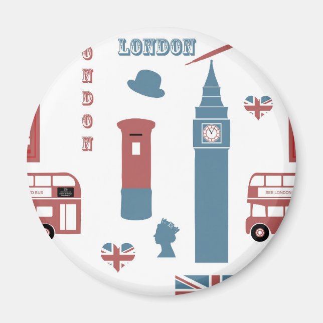 Íman Especial de Londres (Frente)