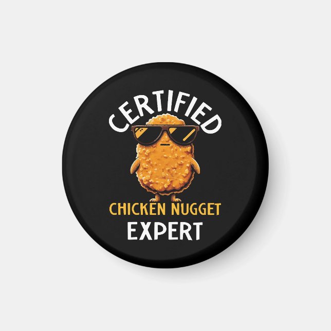 Íman Especialista Certificado em Nuggets de Frango (Frente)