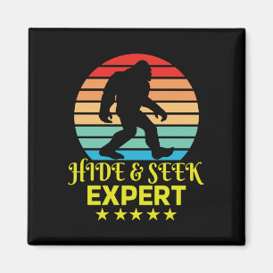 Íman Especialista em Esconde-Esconde Bigfoot Engraçado