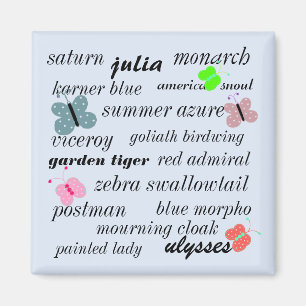 Íman Espécies da borboleta