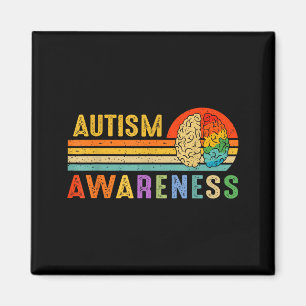 Íman Espectro de Conscientização do Autismo do Pôr do S