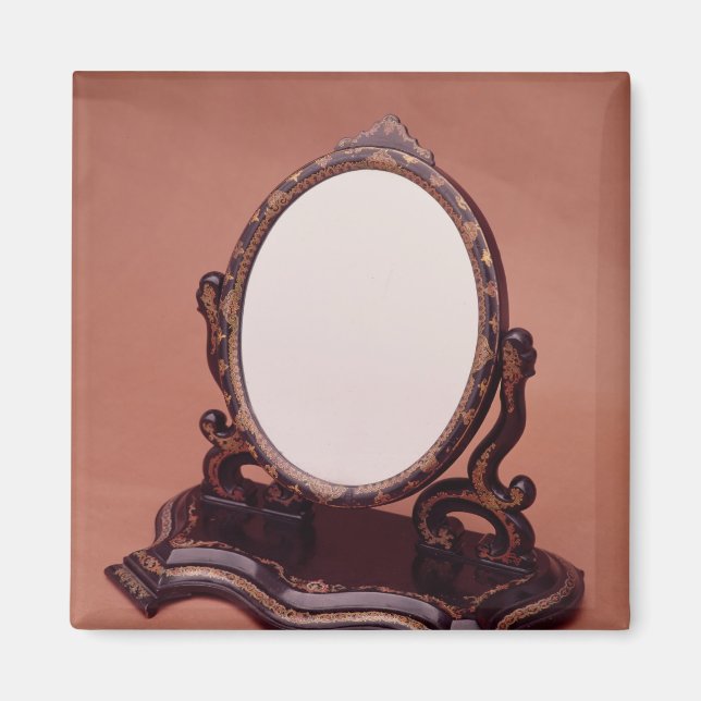 Íman Espelho de papier-mache pintado por Gilt, c.1890 (Frente)