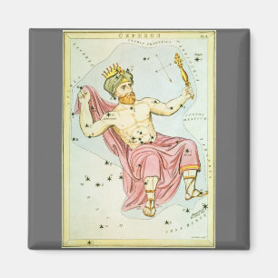 Íman Espelho de Urânia, Mapa Celeste de Astronomia Anti
