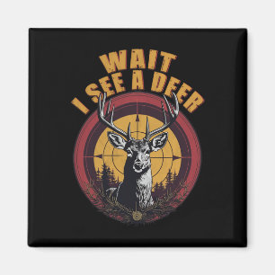 Íman Espera, Vejo Um Caçador De Deer Pai Grande Caça De