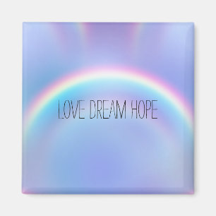 Íman Esperança do Sonho de Amor do Arco-Íris Roxo Perso