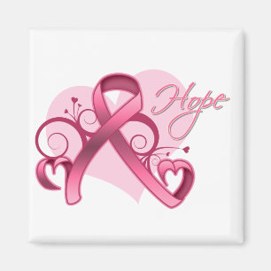 Íman Esperança floral da fita - cancro da mama
