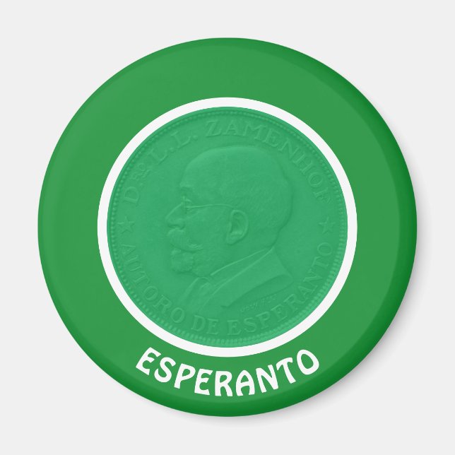 Íman Esperanto / Zamenhof, (Frente)