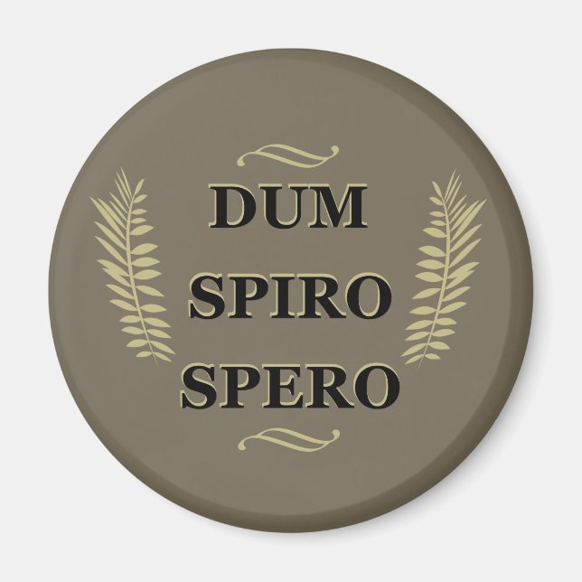 Íman Espero espiral Enquanto respiro, espero (Frente)