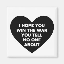 Íman Espero que vença a guerra que não conte a ninguém