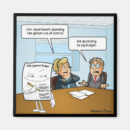 Íman Espetacular Magnet Quadrado de Orçamento