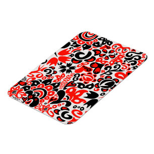 Íman Espetáculo floral de arte popular ucraniana