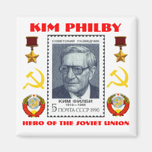 Íman Espião britânico Kim Philby, herói da União