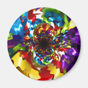 Íman Espirais da arte do Fractal do caleidoscópio da