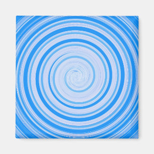 Íman Espiral azul e branco