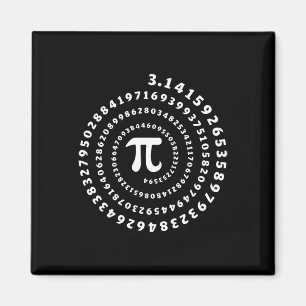 Íman Espiral Camisa Pi Dia Pi Amante de Matemática
