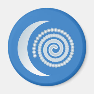 Íman Espiral da Lua Prateada