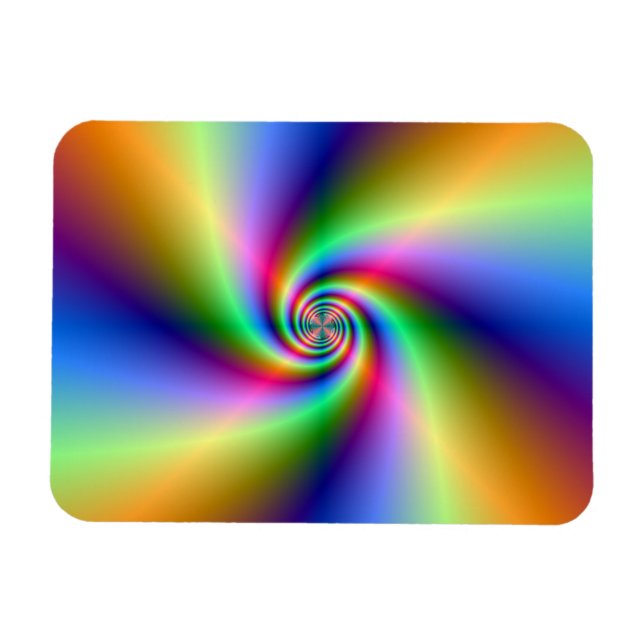 Íman Espiral Psicodélico de Quatro Ventos (Horizontal)