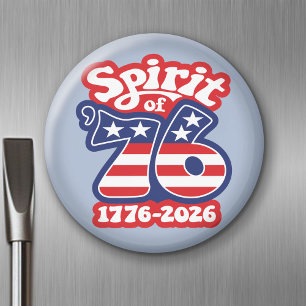 Íman Espírito de 76 - Groovy USA 250 - 1776-2026