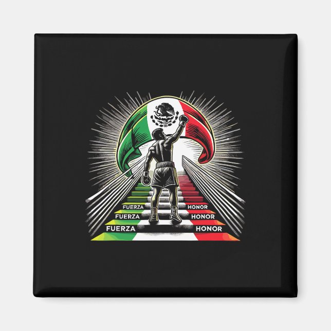Íman Espírito de Honra do Fuerza no Boxing mexicano (Frente)