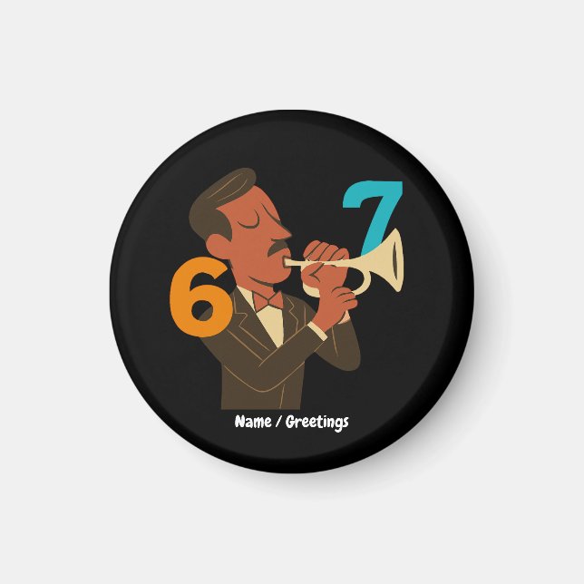 Íman Espírito de Jazz Retrô 67 – Festival de Estilo Mod (Frente)