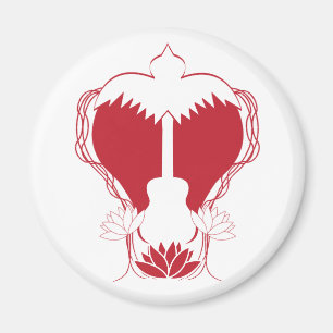 Íman Espírito do coração da guitarra