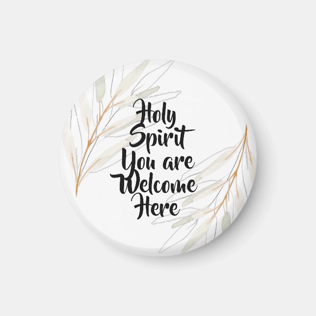 Íman Espírito Santo, seja bem-vindo aqui (Frente)