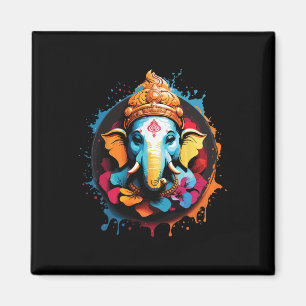 Íman Espiritual Hindu Ganesh Retro Festival Diwali Yoga
